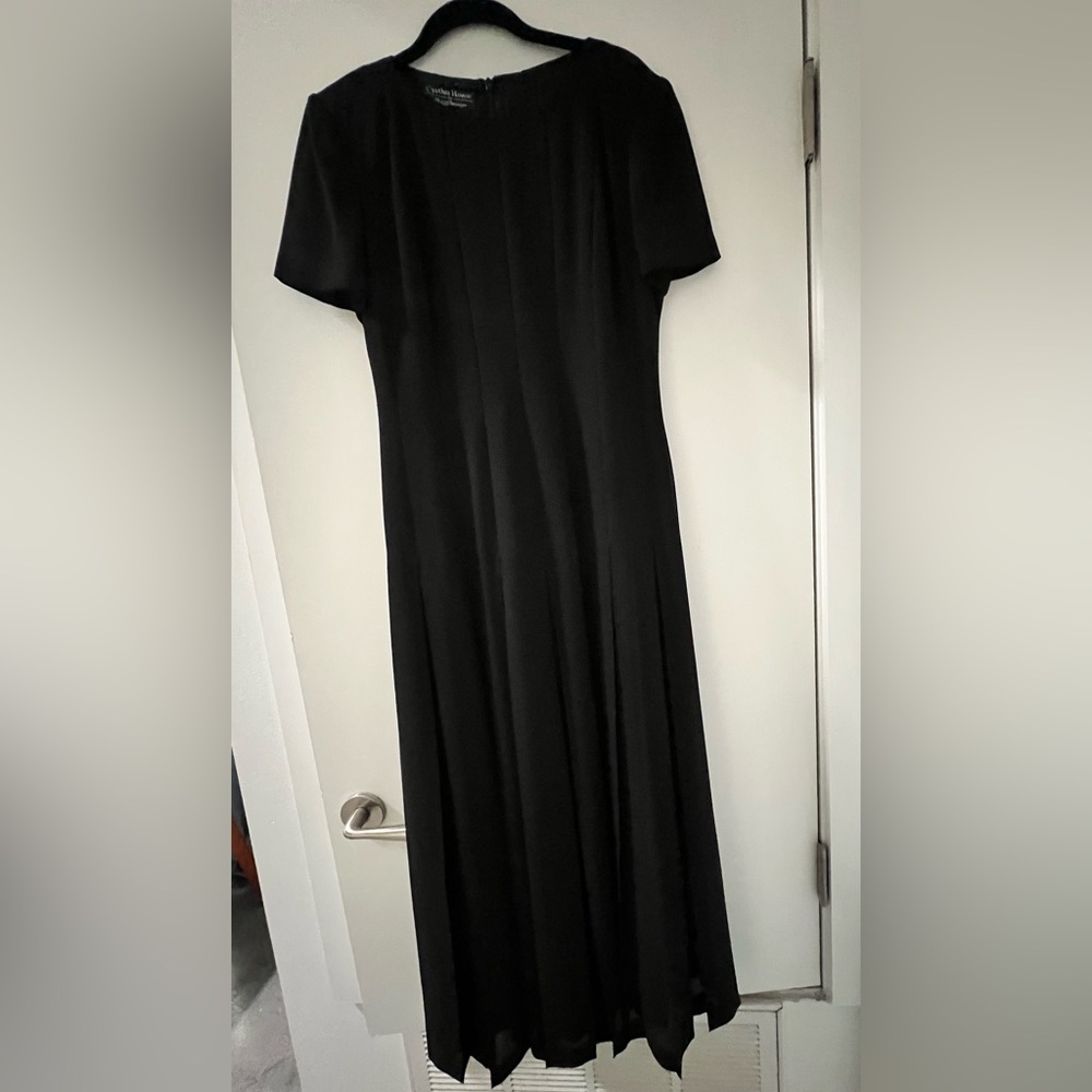 Vintage Black Maxi Dress